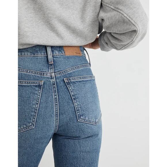 Madewell The Perfect Vintage Jean Kepler Blue Wash Size 32 NWT Classic Preppy - Picture 5 of 16